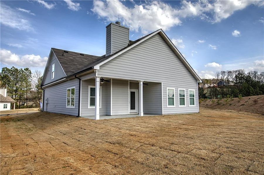 Front exterior of a new home in , Cartersville, GA, highlighting curb appeal (Image 24).