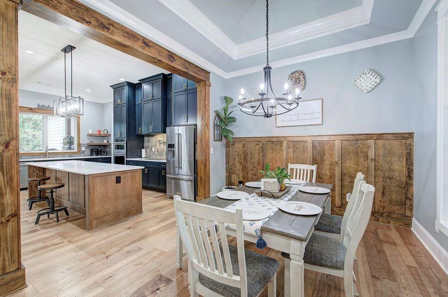 Furnished interior view inside a new home in , Cartersville (Image 11).