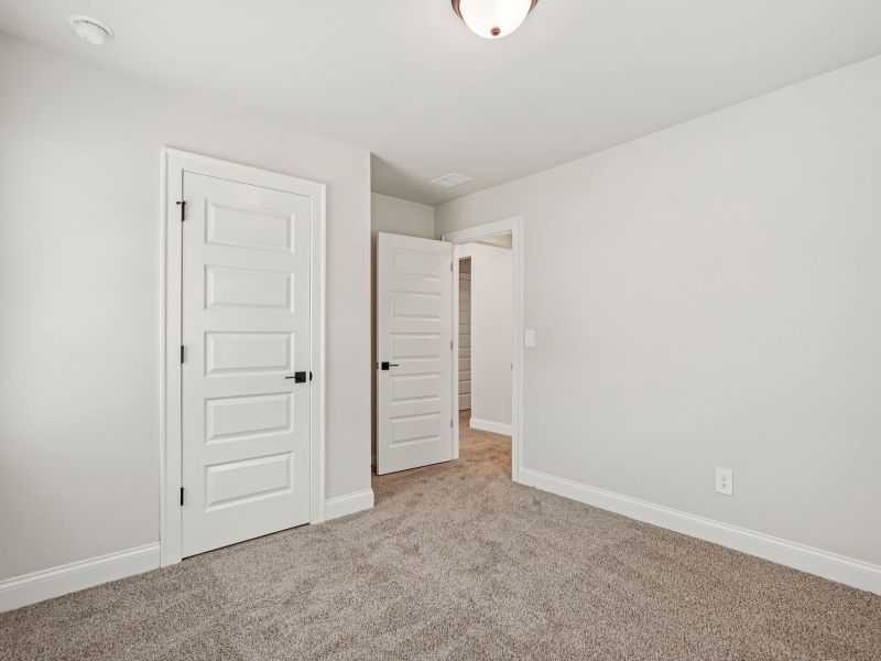 The Dallas Basement floorplan with the Upscale Rustic Linen interior package.