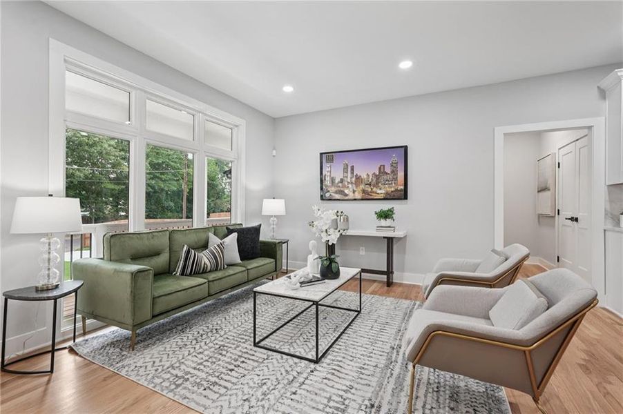 Furnished interior view inside a new home in , Decatur (Image 9). Furnished interior view inside a new home in , Decatur (Image 9).