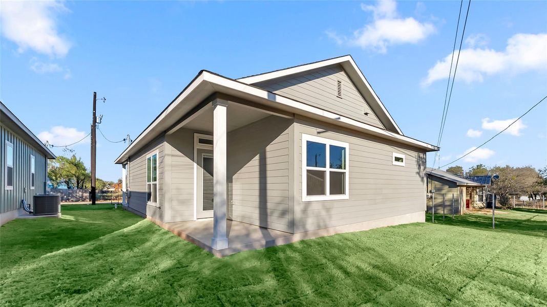 Exterior details and patio area of a home in , Cottonwood Shores (Image 16).