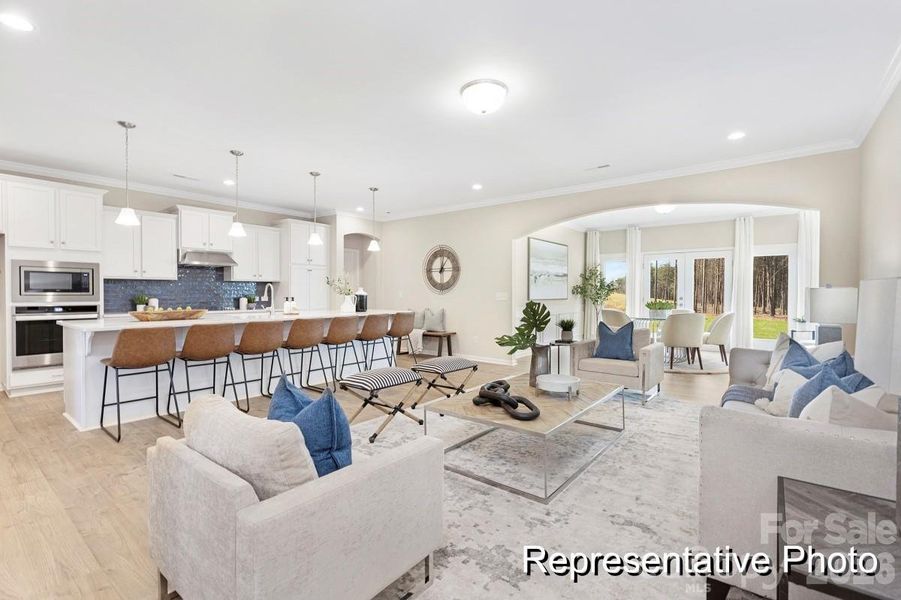 Furnished interior view inside a new home in Huntington Hills, Lincolnton (Image 13).