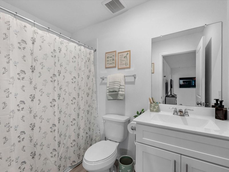 Furnished interior view inside a new home in Mavera, Conroe (Image 19).