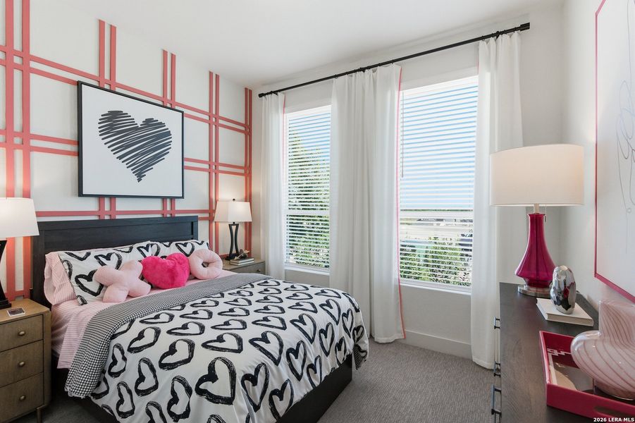 Furnished interior view inside a new home in Prominence, San Antonio (Image 31).