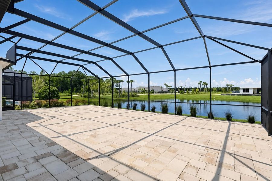 Exterior details and patio area of a home in Westview Community Group Page, Kissimmee (Image 29).