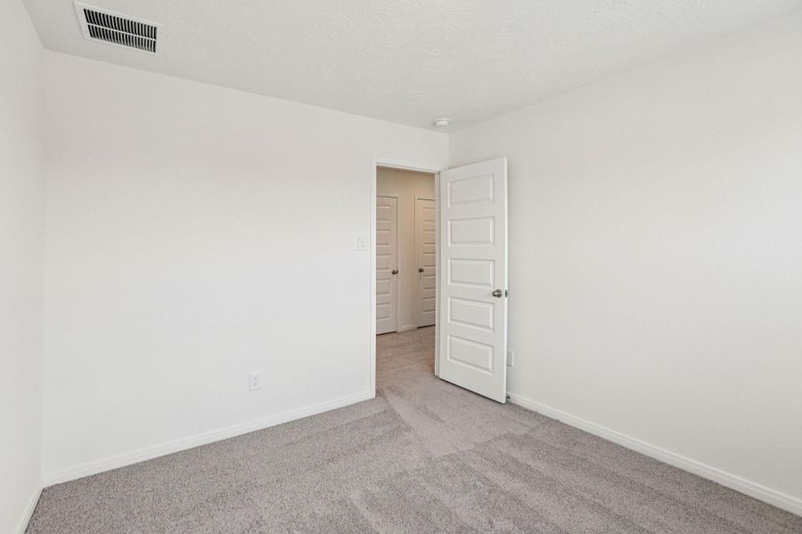 Looking out to hallway.