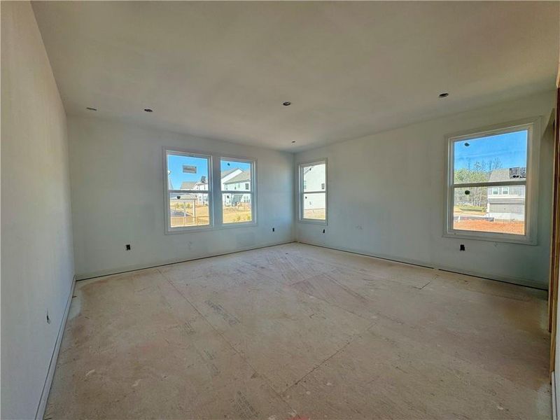 In-progress construction of a new home in Eastlyn Crossing, Flowery Branch, GA (Image 8).