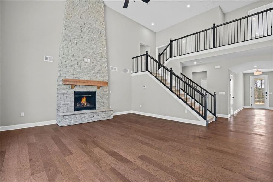 Spacious, unfurnished interior of a new home in Governor’s Preserve, Canton (Image 20).