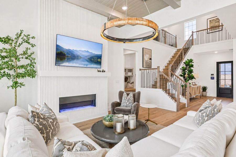 Representative furnished interior of a home built from the 5051 by Risewell Homes in Freedom at Anthem, Kyle (Image 6).