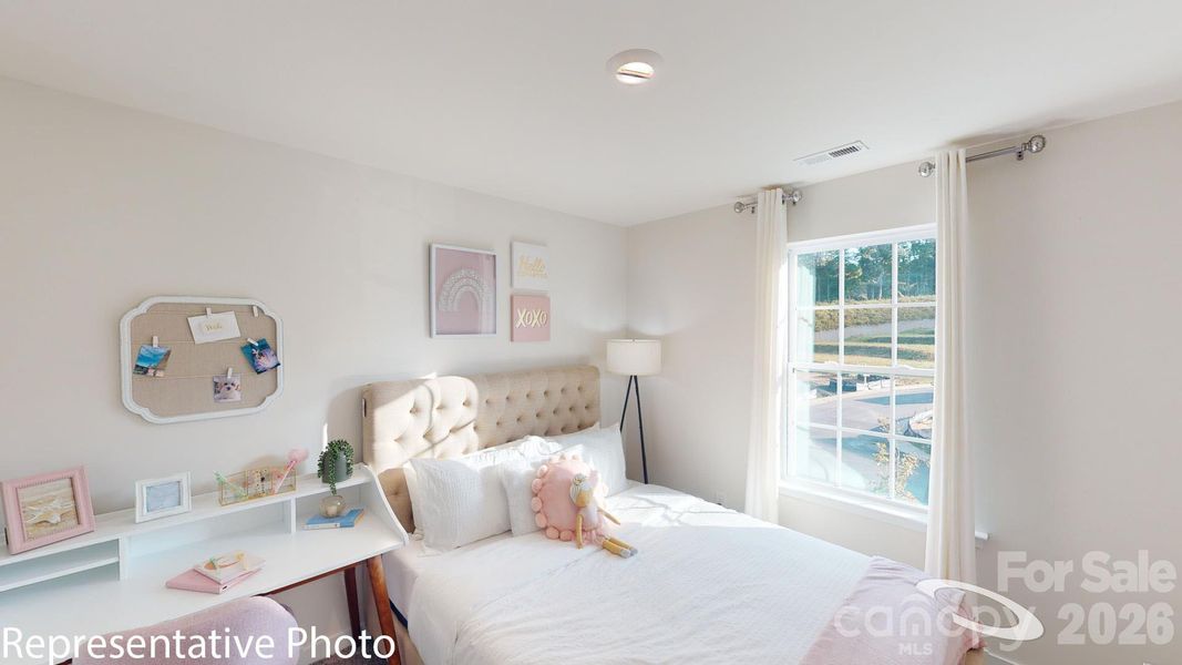 Furnished interior view inside a new home in Clark Creek Landing, Lincolnton (Image 26).