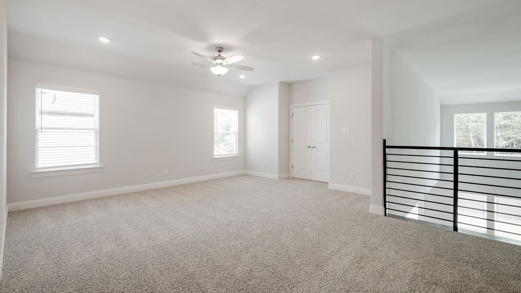 Representative furnished interior of a home built from the Cornell by DRB Homes in Brookewater, Rosenberg (Image 16).