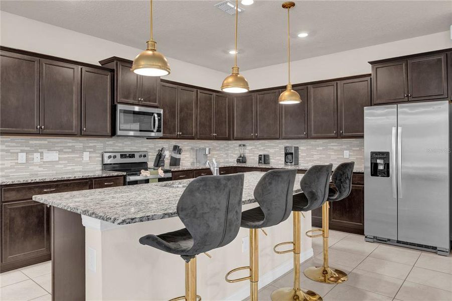 Furnished interior view inside a new home in , Davenport (Image 27).