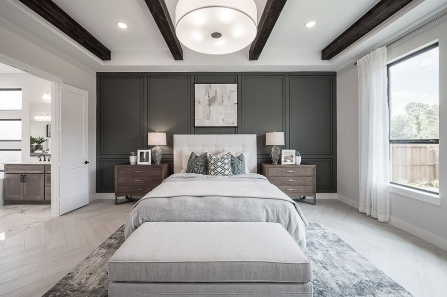 Furnished interior view inside a new home in Dunham Pointe 80′, Cypress (Image 12). Furnished interior view inside a new home in Dunham Pointe 80′, Cypress (Image 12).