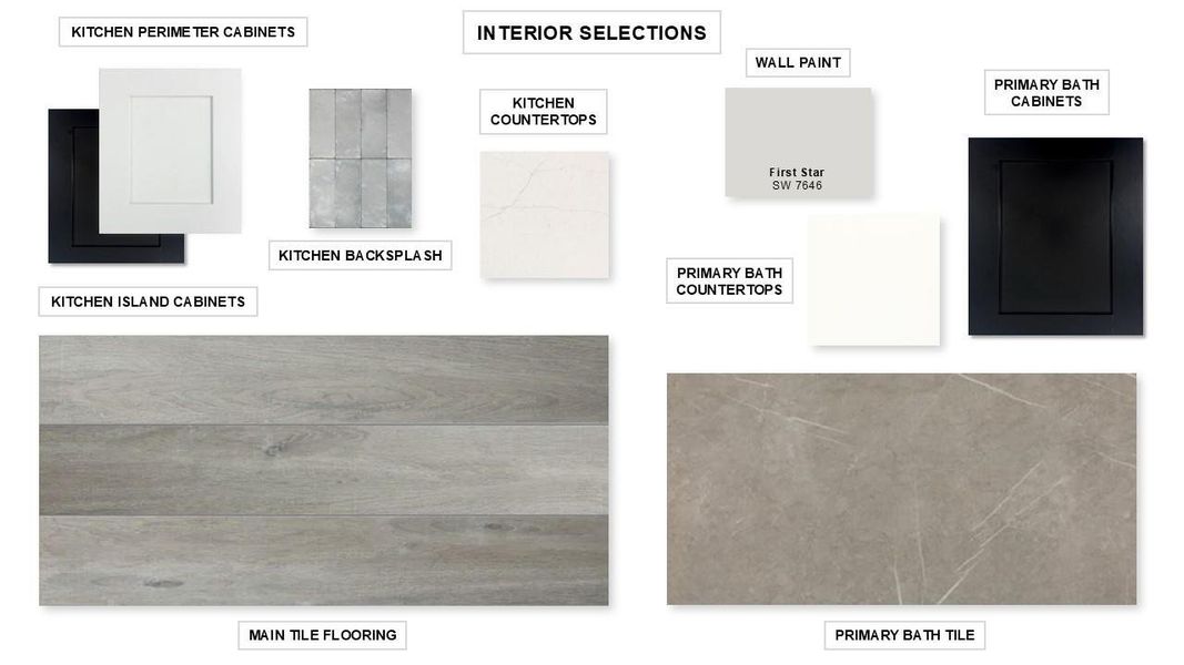 Sample of building materials used in homes in Elyson, Cypress (Image 5).