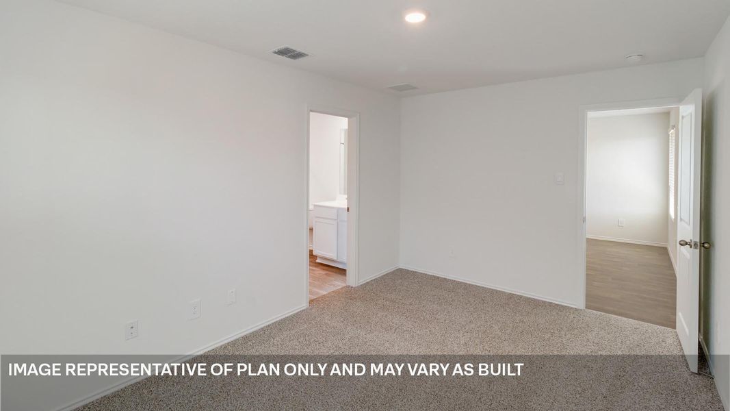 Spacious, unfurnished interior of a new home in Prairie Lakes, Buda (Image 11).