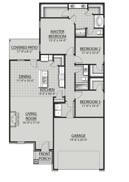 2D floor plan layout for the Danbury IV V by DSLD Homes in Mostyn Springs, Magnolia, TX (Image 2). 2D floor plan layout for the Danbury IV V by DSLD Homes in Mostyn Springs, Magnolia, TX (Image 2).
