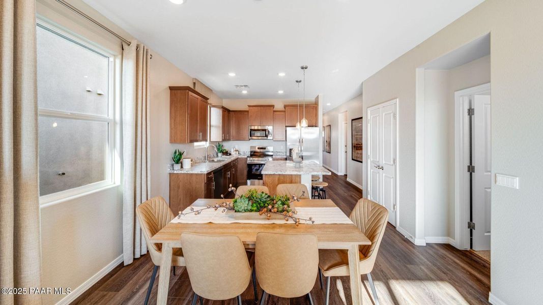 Furnished interior view inside a new home in South Ranch Southern Collection, Prescott (Image 9). Furnished interior view inside a new home in South Ranch Southern Collection, Prescott (Image 9).
