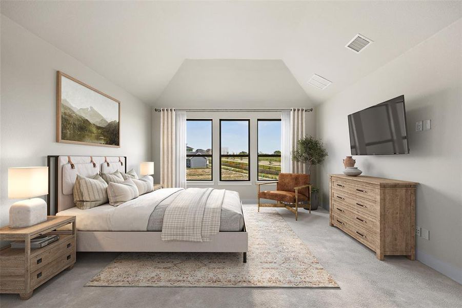 Furnished interior view inside a new home in The Heights at Uptown Celina, Celina (Image 12).