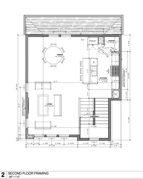 Second floor. 3808 and 3810 are the same floorplans, just mirrored.