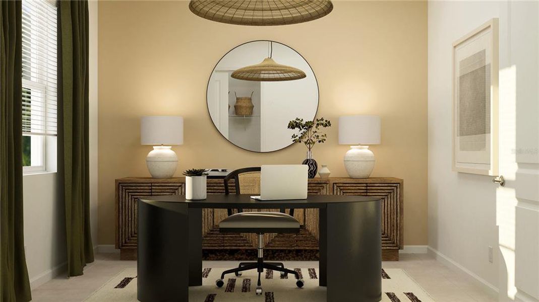 Furnished interior view inside a new home in Calusa Country Club, Lakewood Ranch (Image 13).