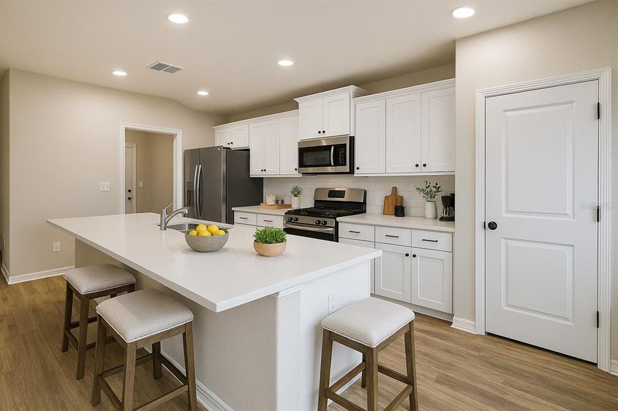 Furnished interior view inside a new home in , Ocala (Image 9).