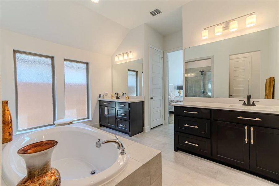 Furnished interior view inside a new home in Sweetgrass, Haslet (Image 12). Furnished interior view inside a new home in Sweetgrass, Haslet (Image 12).