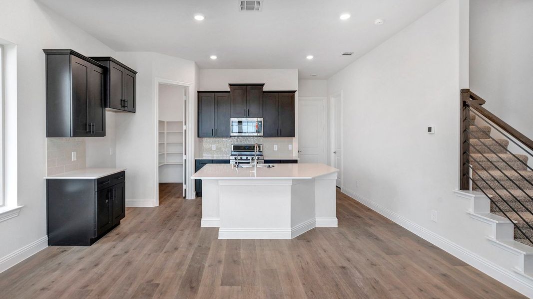 Furnished interior view inside a new home in Mustang Square, Plano (Image 7).