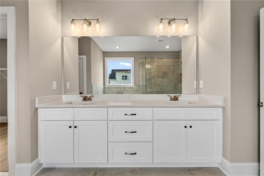 Furnished interior view inside a new home in , Hampton (Image 8).