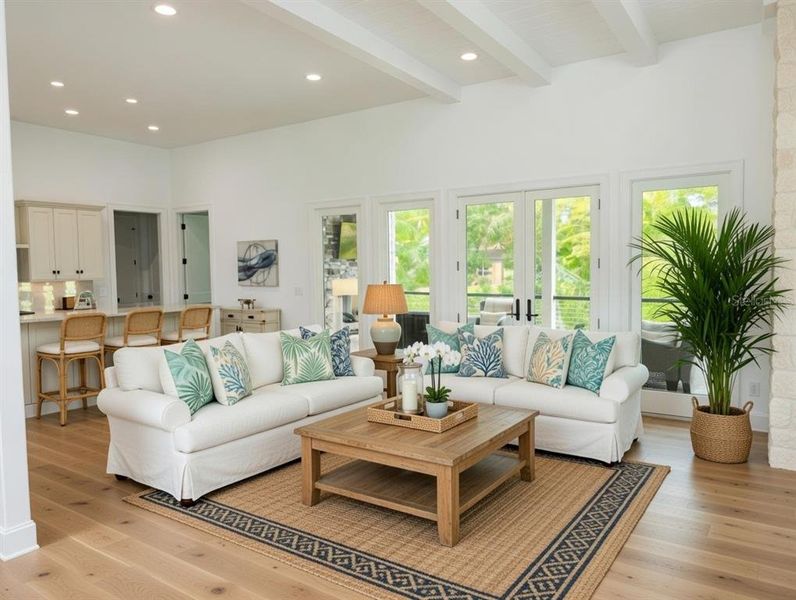 Furnished interior view inside a new home in , Port Charlotte (Image 7). Furnished interior view inside a new home in , Port Charlotte (Image 7).