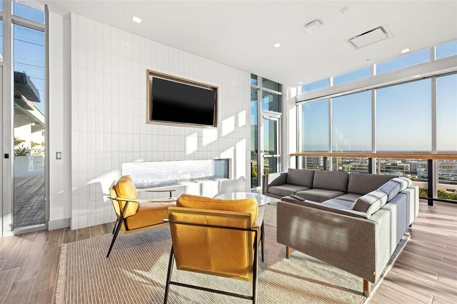 Furnished interior view inside a new home in , St. Petersburg (Image 11).