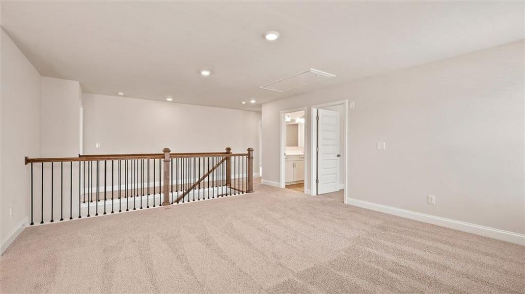 Spacious, unfurnished interior of a new home in Evergreen Crossing, Locust Grove (Image 31). Spacious, unfurnished interior of a new home in Evergreen Crossing, Locust Grove (Image 31).