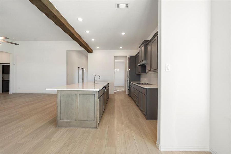 Furnished interior view inside a new home in Oak Grove Addition, Springtown (Image 9).
