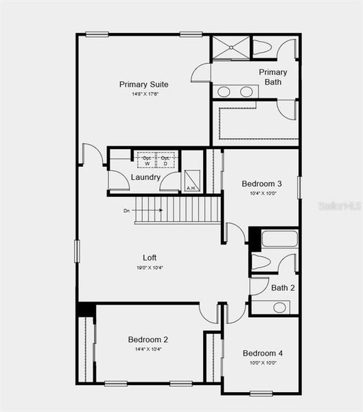 2D floor plan layout of this home in Coasterra Community Group Page, Palmetto, FL (Image 2). 2D floor plan layout of this home in Coasterra Community Group Page, Palmetto, FL (Image 2).