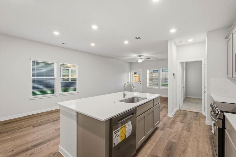 Furnished interior view inside a new home in Reveille Estates, Bryan (Image 8).