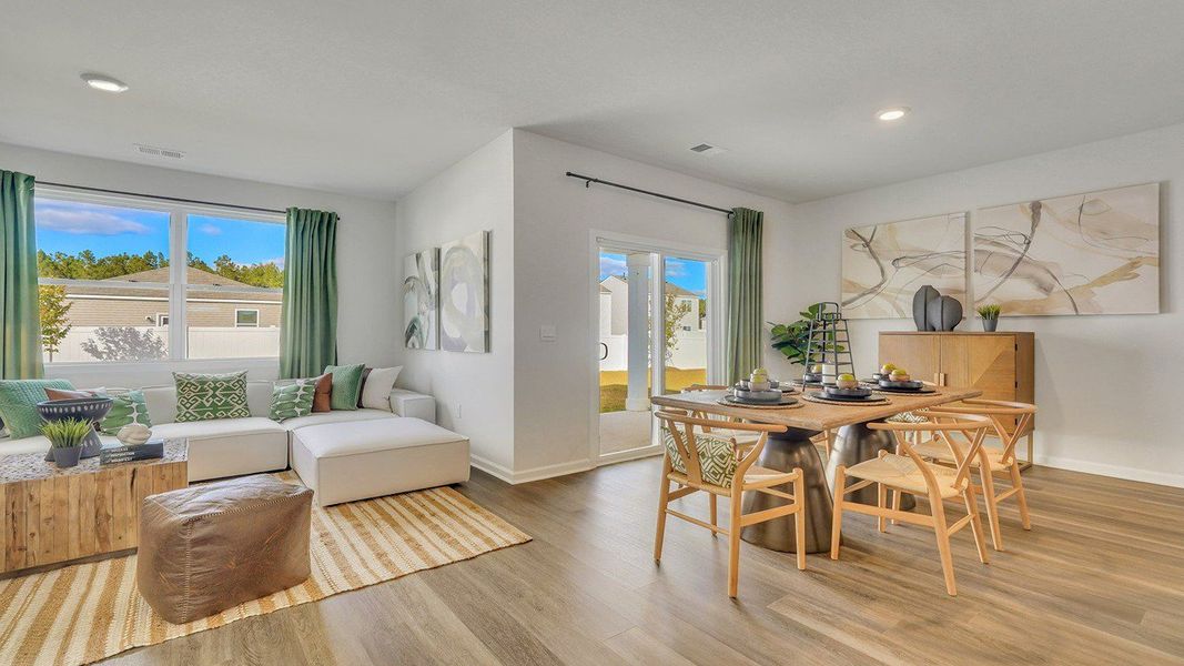 Representative furnished interior of a home built from the Cali by D.R. Horton in Laurel Grove, Guyton (Image 9).