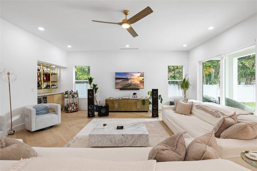 Furnished interior view inside a new home in , Tampa (Image 10).