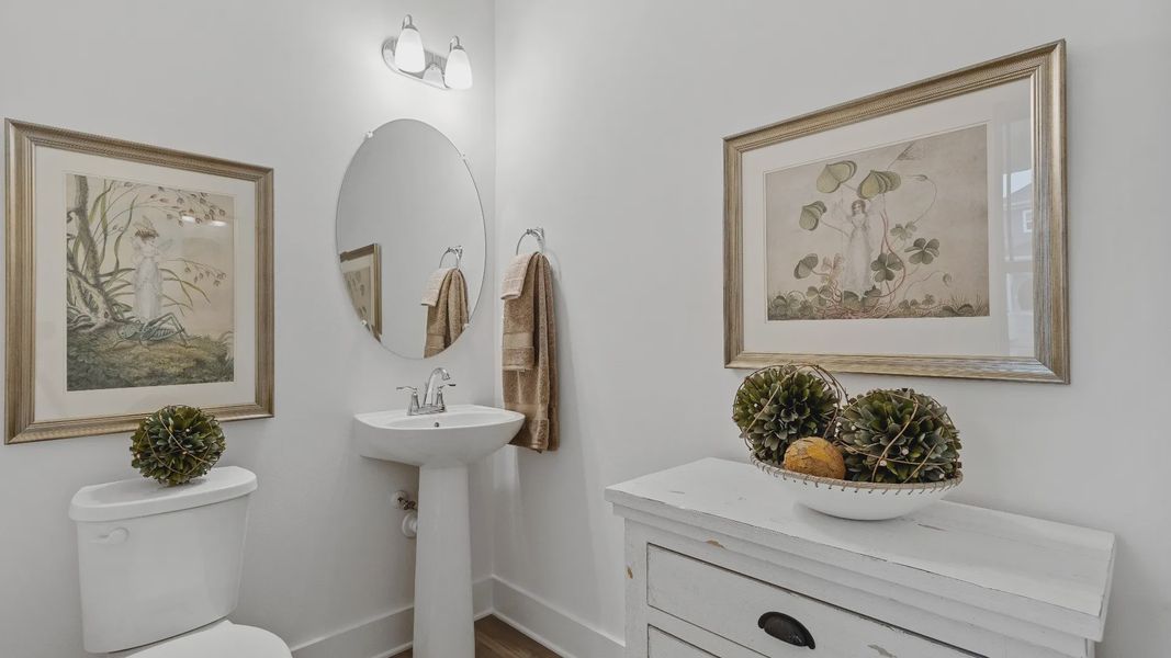 Powder Room of The Oakleigh Design by DRB Homes Powder Room of The Oakleigh Design by DRB Homes
