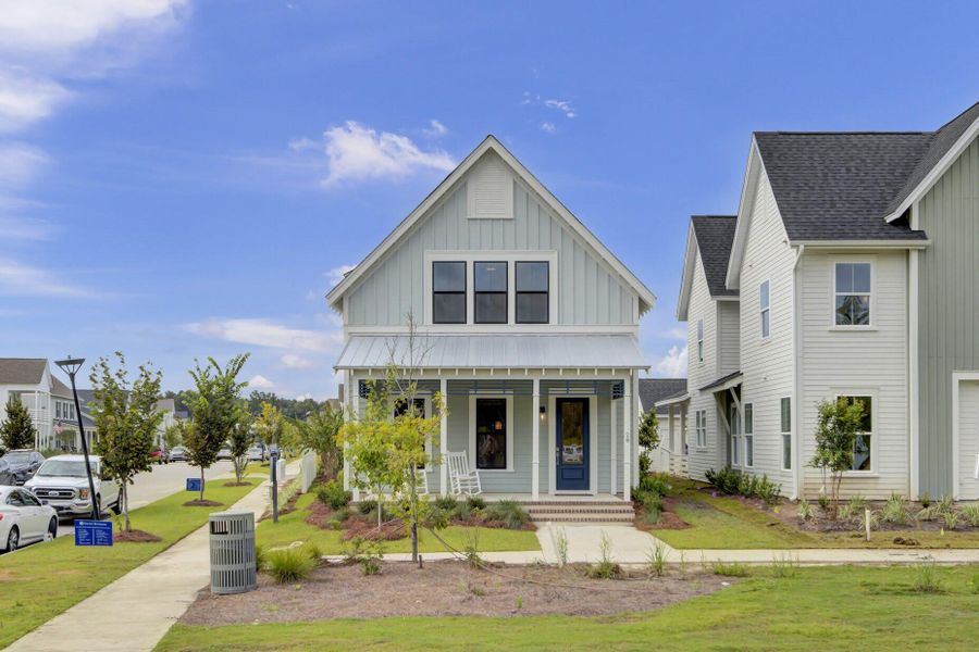Front exterior of a new home in , Summerville, SC, highlighting curb appeal (Image 21). Front exterior of a new home in , Summerville, SC, highlighting curb appeal (Image 21).
