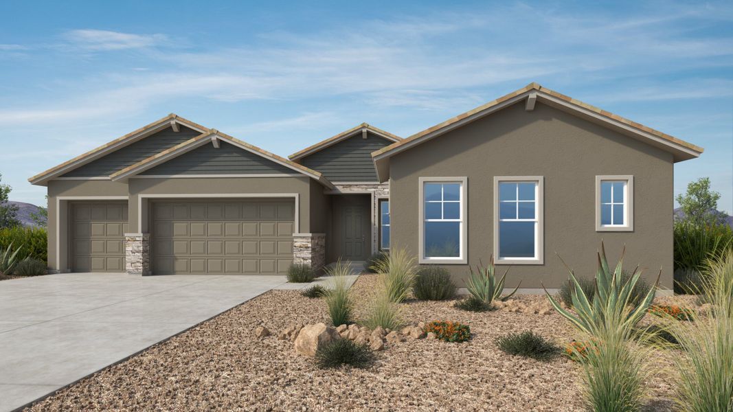 Representative exterior photo of a completed home built from the Catalina by Taylor Morrison in Verdin Summit Collection, Phoenix, AZ (Image 2).