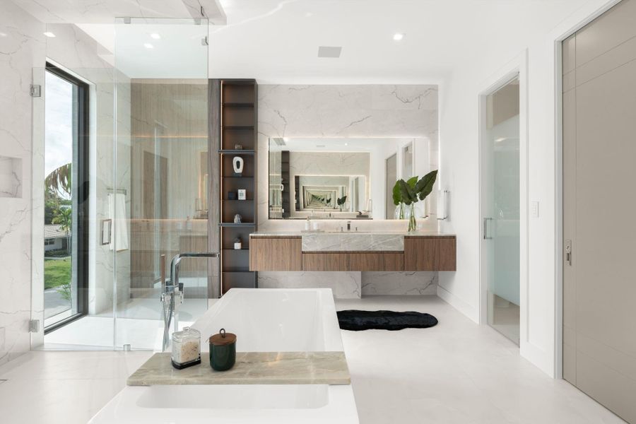 Furnished interior view inside a new home in , Fort Lauderdale (Image 14).