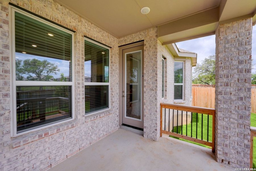 Exterior details and patio area of a home in Davis Ranch, San Antonio (Image 2). Exterior details and patio area of a home in Davis Ranch, San Antonio (Image 2).