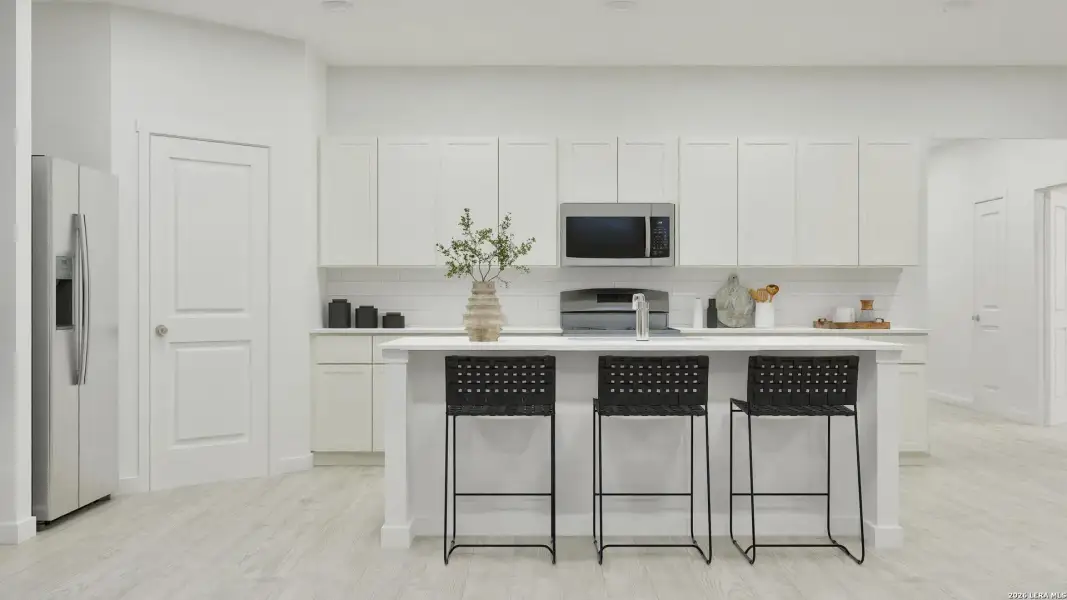Furnished interior view inside a new home in Brookmill, San Antonio (Image 9).