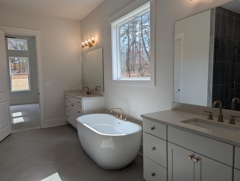 Furnished interior view inside a new home in Arden on Lanier, Cumming (Image 8).