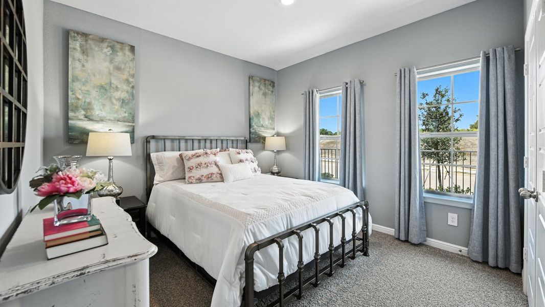 Furnished interior view inside a new home in Monarch at the Meadows, Krum (Image 21).