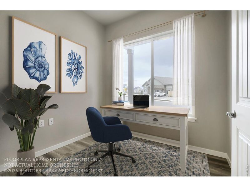 Furnished interior view inside a new home in , Fort Collins (Image 29). Furnished interior view inside a new home in , Fort Collins (Image 29).