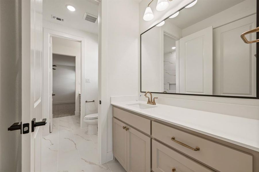 Furnished interior view inside a new home in NorthGlen, Haslet (Image 12).