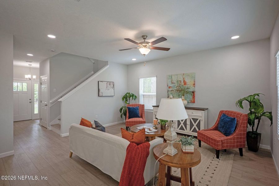Furnished interior view inside a new home in , Jacksonville (Image 9).