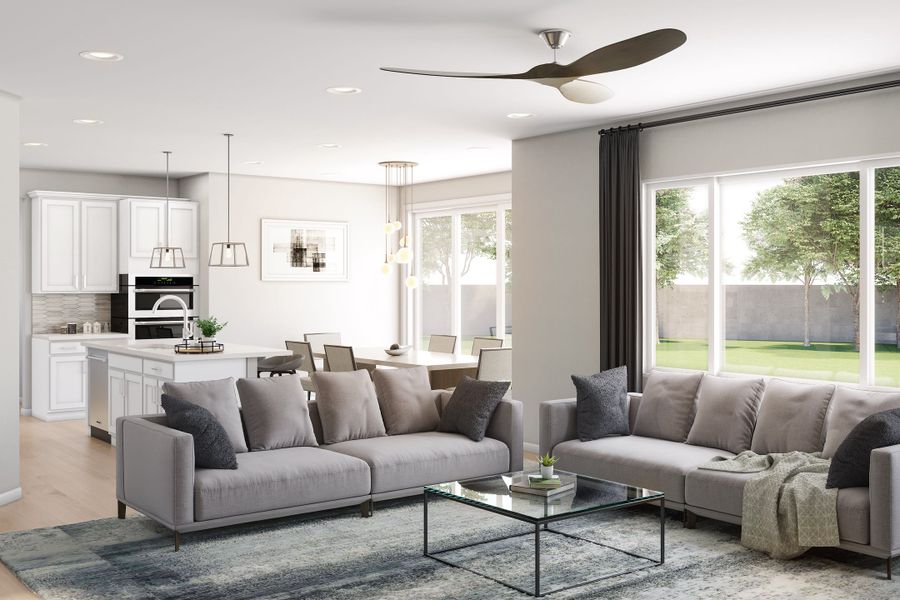 Representative furnished interior of a home built from the 4033 by Tri Pointe Homes in Reunion, Commerce City (Image 6). Representative furnished interior of a home built from the 4033 by Tri Pointe Homes in Reunion, Commerce City (Image 6).