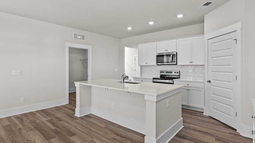 Furnished interior view inside a new home in Indigo Preserve, Leland (Image 6).