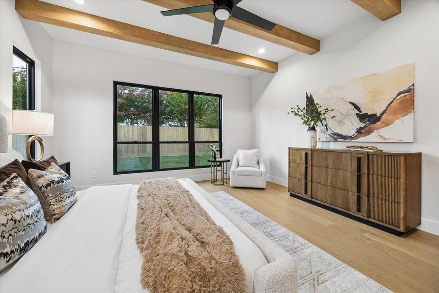 Furnished interior view inside a new home in , Houston (Image 22).
